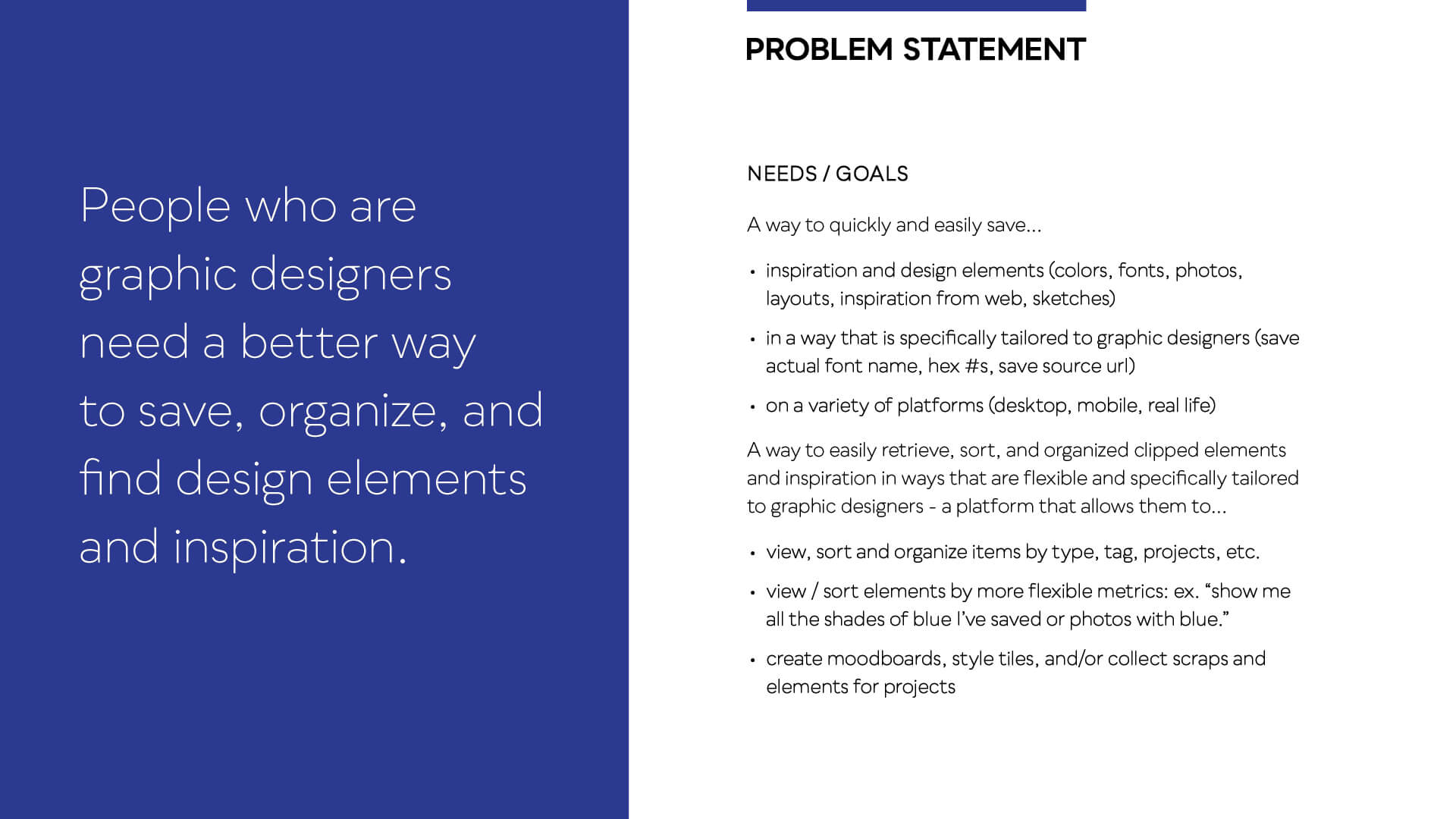 problem statement